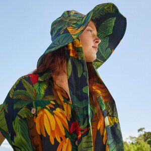 FARM RIO Cocoa Forest Hat NWT